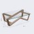 Table Basse Verre et Bois AGOL