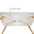Table blanche pieds bois 120 x 60 cm