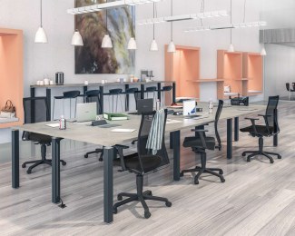 Table de Réunion EXPRIM avec 3 Tops Access