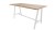 Table de réunion haute COHESION 200 x 100 piétement blanc