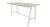 Table de réunion haute COHESION 200 x 100 piétement blanc