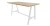 Table de réunion haute COHESION 200 x 100 piétement blanc