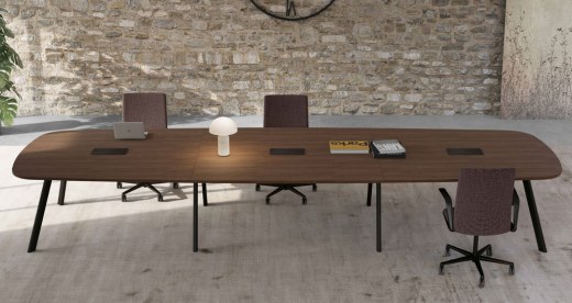 Table de Réunion de Forme Tonneau SHAPE LIGHT 14 Personnes