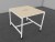 Table Haute Carrée NUANZA sur Roulettes avec Top Access