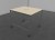 Table Haute Carrée NUANZA sur Roulettes avec Top Access