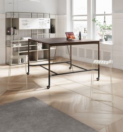 Table Haute sur roulettes Rendez-Vous 