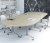 Table Ovale NET Plateaux Rabattables L 380 cm