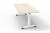 Table rabattable FLEXI 120 sur roulettes