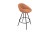 Lot de 4 Tabourets Hauts MIA Base Pyramidale