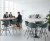 Lot de 4 Tabourets Hauts MIA Base Pyramidale