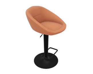 Lot de 4 Tabourets Hauts MIA Réglables et Pivotants