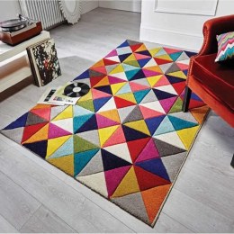 Tapis Moderne en Polypropylène Multicolore