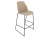 Lot de 2 Chaises Hautes Piètement Fermé LOOP Assise H76 cm