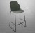 Lot de 2 Chaises Hautes Piètement Fermé LOOP Assise H76 cm