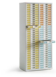 Armoire Haute CLEN 2 Colonnes 60 Tiroirs TP6