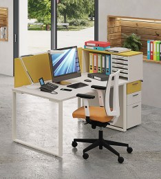 Bureau avec Caisson et Réhausse URBAN