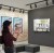Vitrine en verre murale EXPO fond miroir