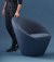 Lot de 3 Fauteuils lounge design WABAO INCLASS