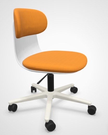 Fauteuil WIZZY à mécanique basculante - Blanc