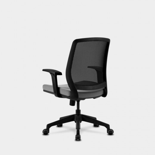 Fauteuil XT23 Résille Corps Noir avec Accoudoirs