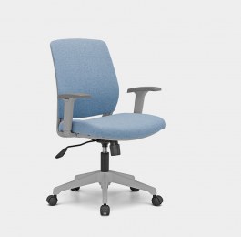 Fauteuil XT24 Gris Moyen Dossier Accoudoirs Réglables