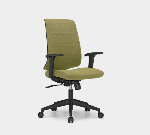 Fauteuil XT34 Tapissé avec Soutien Lombaire Ajustable